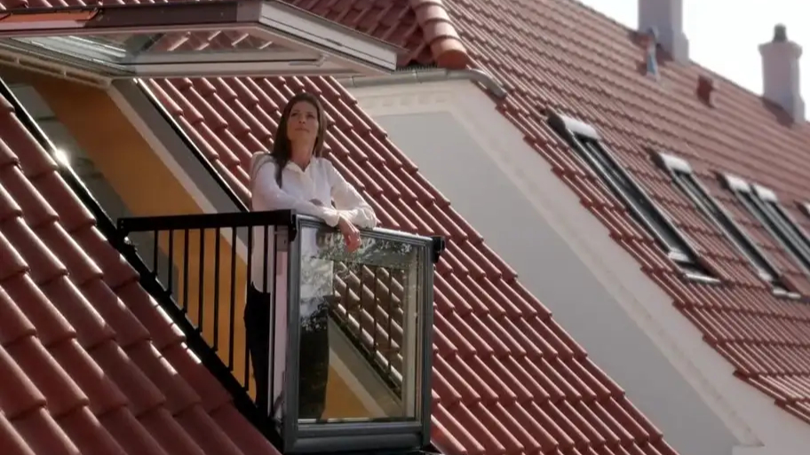 Nyt tag med Velux balkon Hellerup