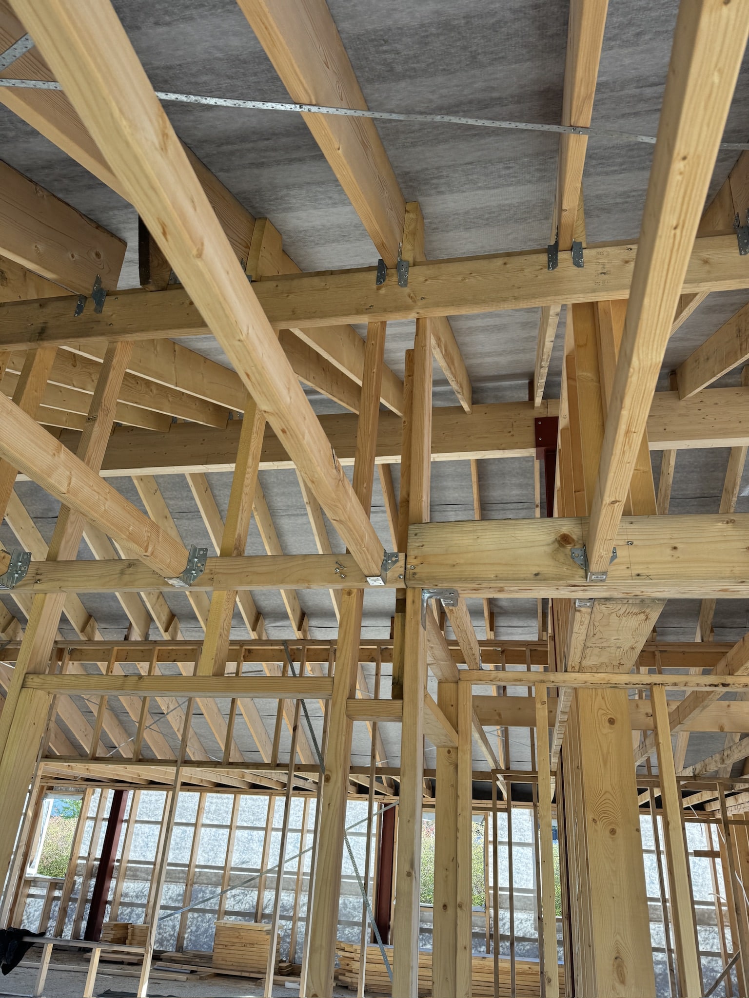 Nyt tag, tømrerarbejde i Hellerup