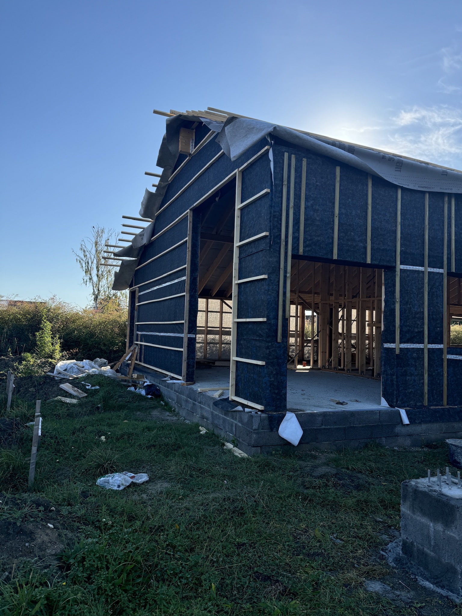 Nyt tag, tømrerarbejde i Hellerup