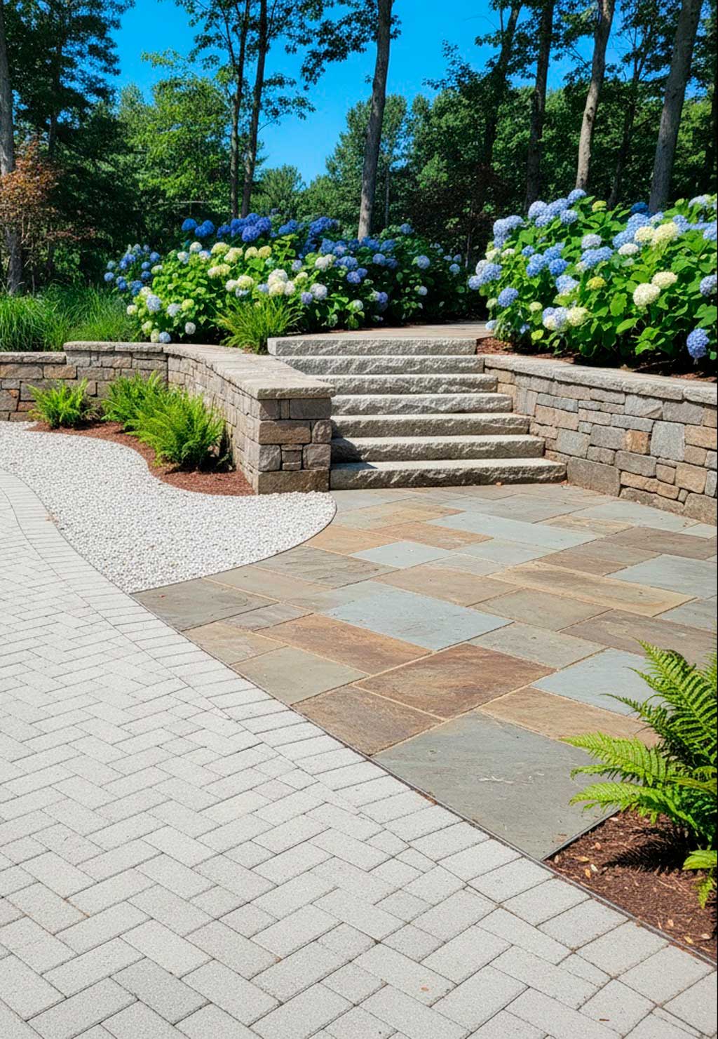 Brolæggerarbejde i Hellerup